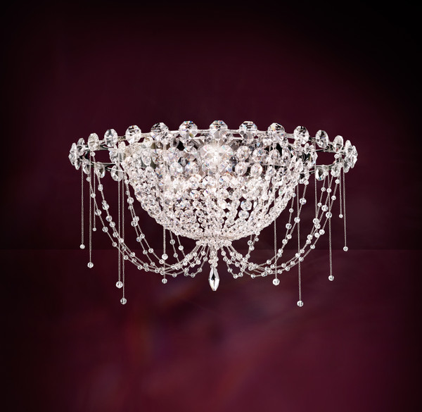 Schonbek - CM8426N-401A - Five Light Flush Mount - Chrysalita - Stainless Steel