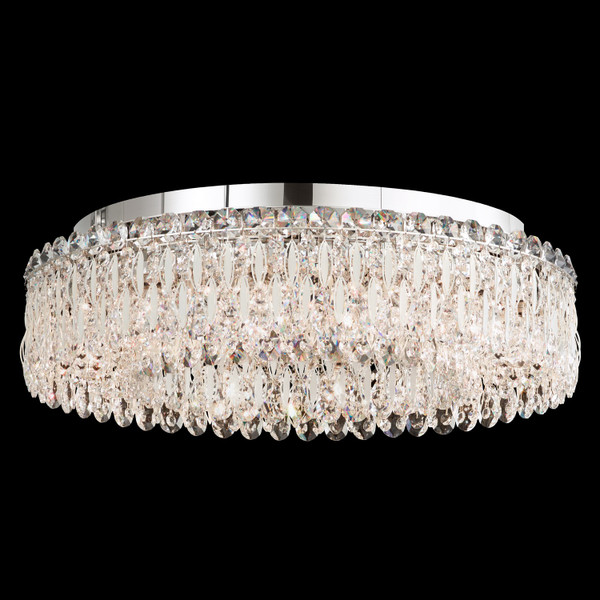 Schonbek - RS8347N-51S - 12 Light Flush Mount - Sarella - Black