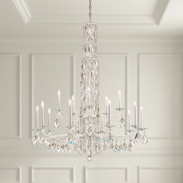 Schonbek - RS84151N-48R - 17 Light Chandelier - Siena - Antique Silver