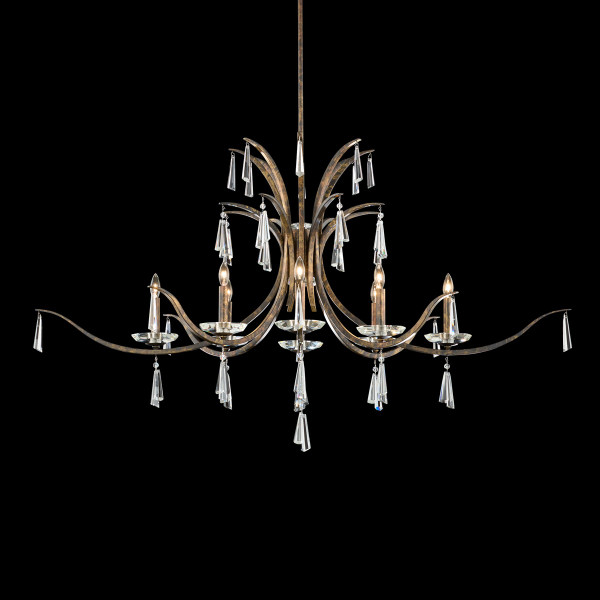 Schonbek - S30508-22R - Eight Light Chandelier - Tinsley - Heirloom Gold