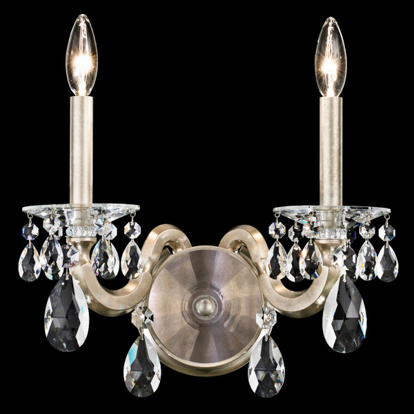 Schonbek - S8602N-22R - Two Light Wall Sconce - San Marco - Heirloom Gold