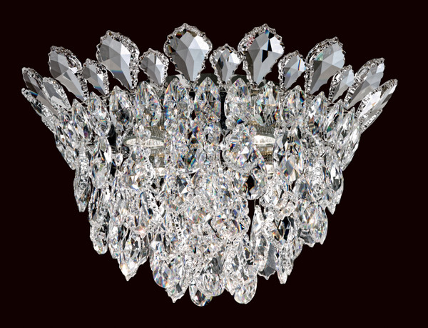 Schonbek - TR1201N-401R - Four Light Semi-Flush Mount - Trilliane Strands - Polished Stainless Steel