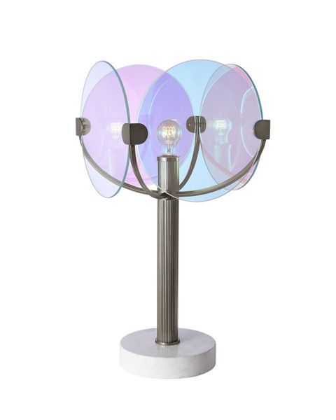 Kalco - 521691SN - One Light Table Lamp - Chroma - Satin Nickel