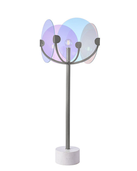 Kalco - 521695SN - One Light Floor Lamp - Chroma - Satin Nickel