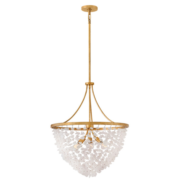 Fredrick Ramond - FR41594DA - LED Chandelier - Myra - Distressed Brass