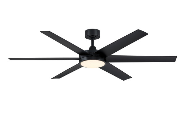 Fanimation - FPD6605BL - 64 Ceiling Fan - Brawn - Black