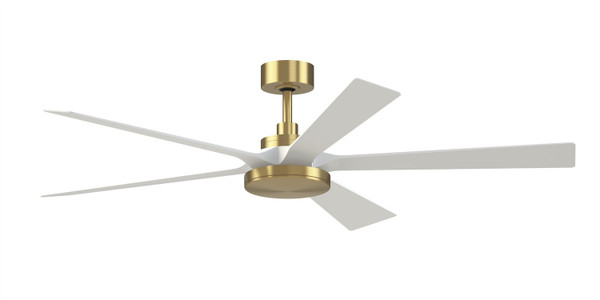 Fanimation - FPD8564BS - 64 Ceiling Fan - TorchAire 64 - Brushed Satin Brass