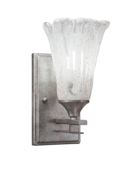 Toltec Lighting - 131-AS-729 - One Light Wall Sconce - Uptowne - Aged Silver