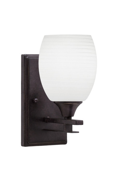 Toltec Lighting - 131-DG-615 - One Light Wall Sconce - Uptowne - Dark Granite