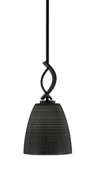 Toltec Lighting - 3901-MB-4079 - One Light Mini Pendant - Cavella - Matte Black