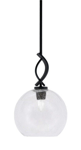 Toltec Lighting - 3901-MB-4350 - One Light Mini Pendant - Cavella - Matte Black