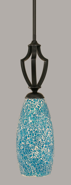 Toltec Lighting - 561-MB-5065 - One Light Mini Pendant - Zilo - Matte Black