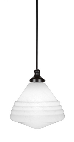 Toltec Lighting - 78-MB-4731 - One Light Pendant - Juno - Matte Black