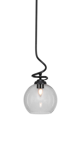 Toltec Lighting - 900-MB-4350 - One Light Pendant - Capri - Matte Black