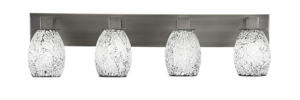 Toltec Lighting - 584-GP-4165 - Four Light Bath Bar - Apollo - Graphite