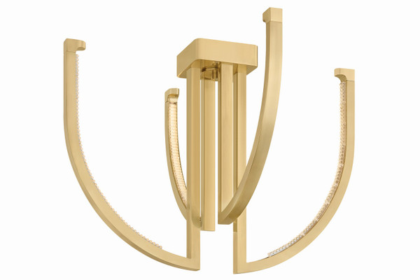 Corbett Lighting - 567-24-VB - LED Chandelier - Frankfurt - Vintage Brass