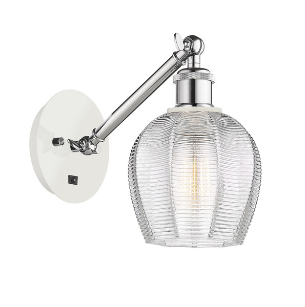 Innovations - 317-1W-WPC-G462-6-LED - LED Wall Sconce - Ballston - White Polished Chrome