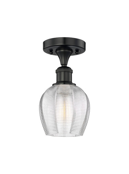Innovations - 616-1F-BK-G462-6 - One Light Semi-Flush Mount - Edison - Matte Black