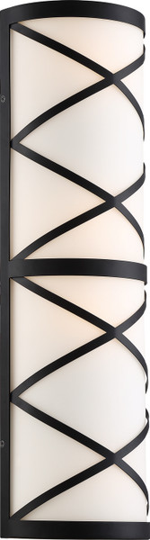 Nuvo Lighting - 60-6846 - Four Light Vanity - Sylph - Aged Bronze / Satin White Glass