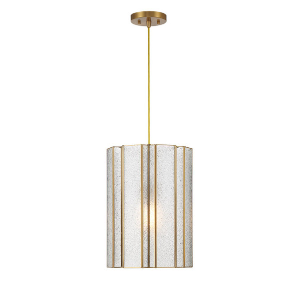 Lighting One E - V6-L7-4026-1-322 - One Light Pendant - Bonn - Warm Brass
