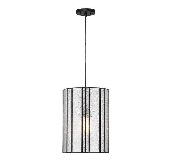 Lighting One E - V6-L7-4026-1-89 - One Light Pendant - Bonn - Matte Black