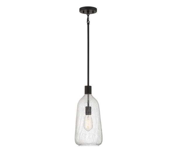 Lighting One E - V6-L7-4801-1-89 - One Light Pendant - Adair - Matte Black