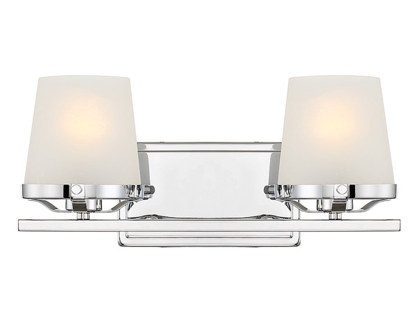 Lighting One E - V6-L8-5250-2-11 - Two Light Bathroom Vanity - Klein - Polished Chrome