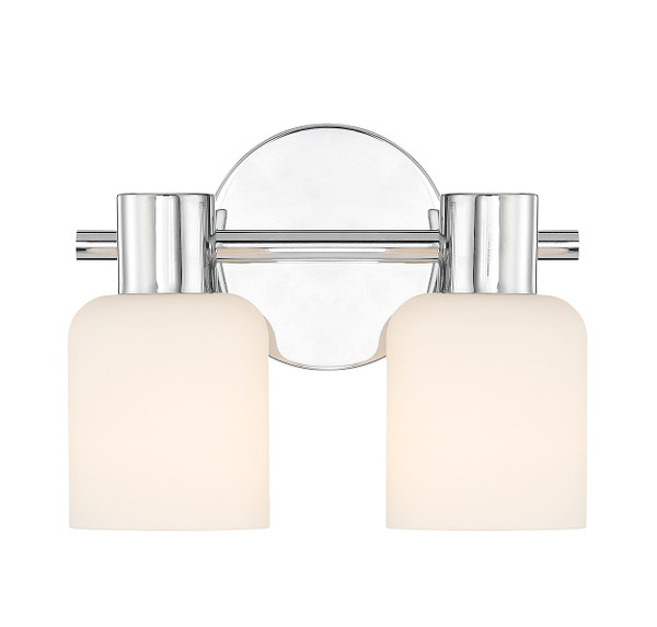 Lighting One E - V6-L8-9022-2-11 - Two Light Bathroom Vanity - Strand - Chrome