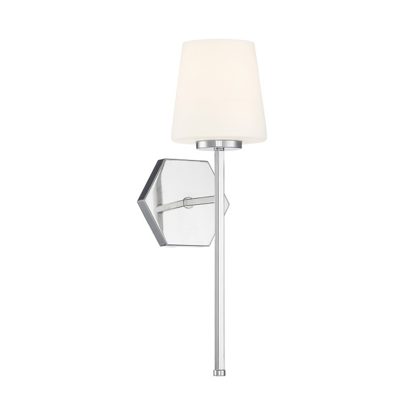 Lighting One E - V6-L9-2222-1-109 - One Light Wall Sconce - Conover - Polished Nickel