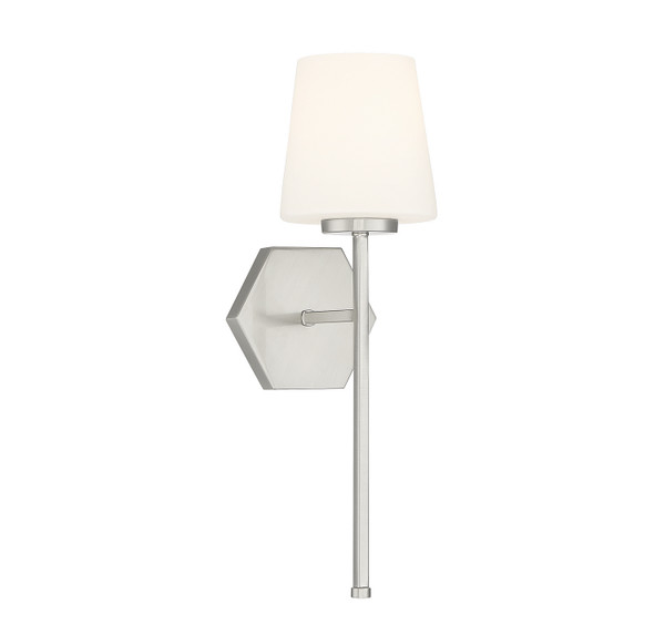 Lighting One E - V6-L9-2222-1-SN - One Light Wall Sconce - Conover - Satin Nickel