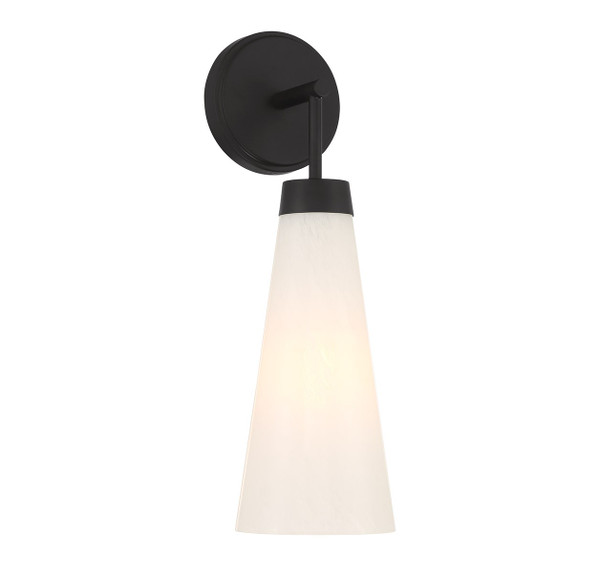 Lighting One E - V6-L9-6085-1-89 - One Light Wall Sconce - Brevard - Matte Black
