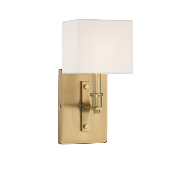 Lighting One E - V6-L9-8550-1-322 - One Light Wall Sconce - Collins - Warm Brass