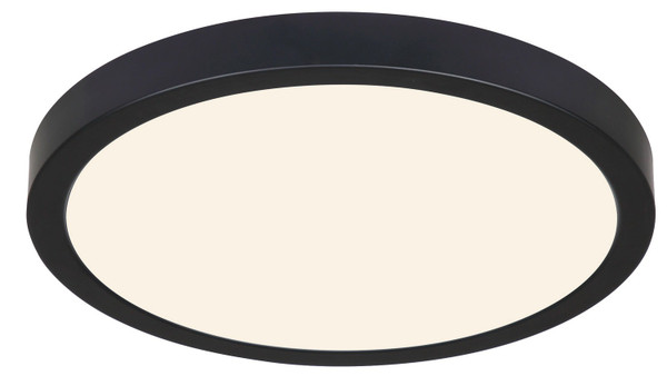 Canarm - DL-11F-25DCW-BK-C - LED Flush Mount - Dl-11F-25Dcw - Matte Black