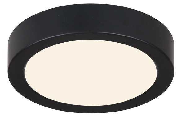 Canarm - DL-5F-10DCW-BK-C - LED Flush Mount - Dl-5F-10Dcw - Matte Black
