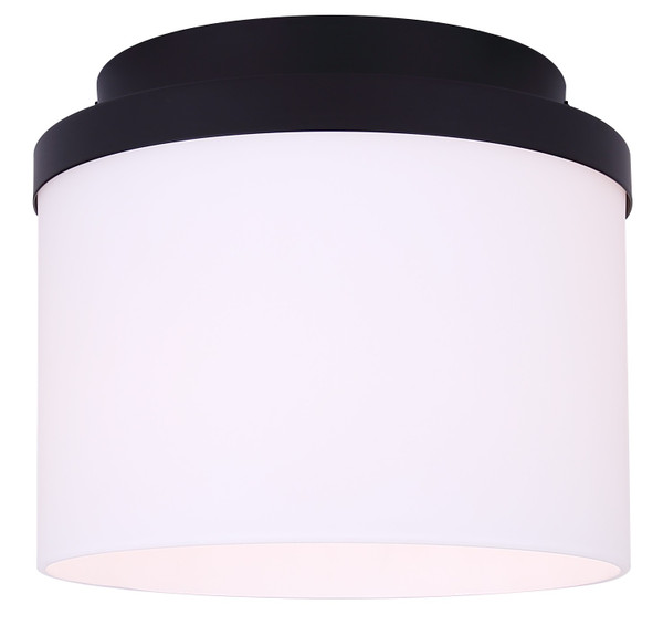 Canarm - IFM1234A09BK-FO - One Light Flush Mount - Britton - Matte Black