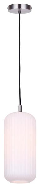 Canarm - IPL1250A01BN-OR - One Light Pendant - Malek - Brushed Nickel