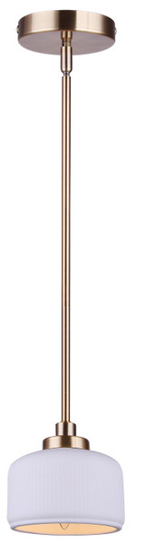 Canarm - IPL2252B01GD - One Light Pendant - Clare - Gold