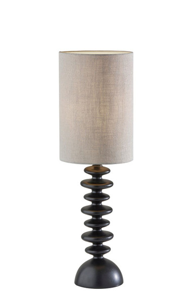 Adesso Home - 1605-01 - Table Lamp - Beatrice - Matte Black Polyresin