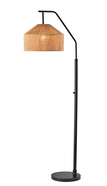Adesso Home - 1636-01 - Floor Lamp - Amalfi - Black