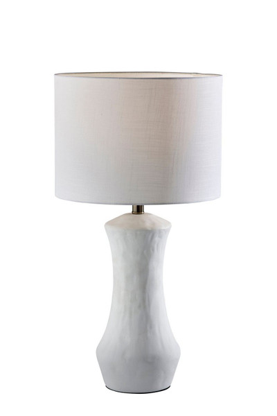 Adesso Home - 1638-02 - Table Lamp - Marissa - Matte White Ceramic