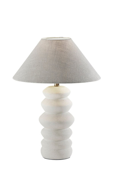 Adesso Home - 1640-02 - Table Lamp - Marcey - Matte Off-White Ceramic