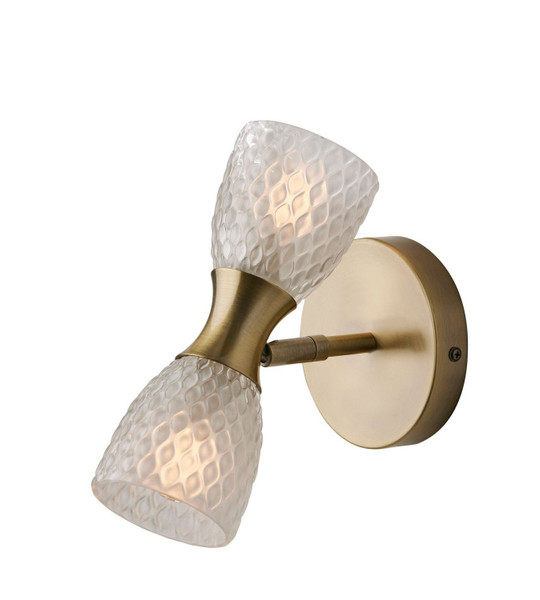 Adesso Home - 3861-21 - LED Wall Lamp - Nina - Antique Brass