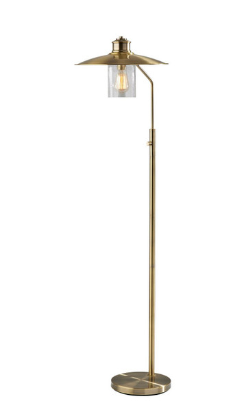 Adesso Home - 3885-21 - Floor Lamp - Kieran - Antique Brass