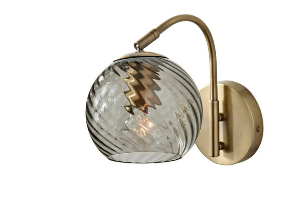 Adesso Home - 3924-21 - Wall Lamp - Camden - Antique Brass
