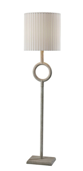 Adesso Home - 3952-02 - Floor Lamp - Elizabeth - Painted Stone Texture