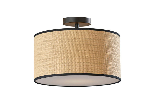 Adesso Home - 4009-01 - Flush Mount - Harvest - Black