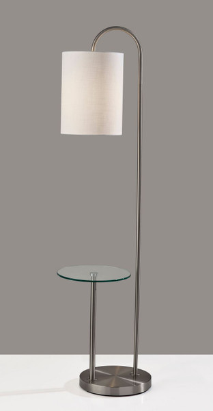 Adesso Home - 4062-22 - Floor Lamp - Amira - Brushed Steel