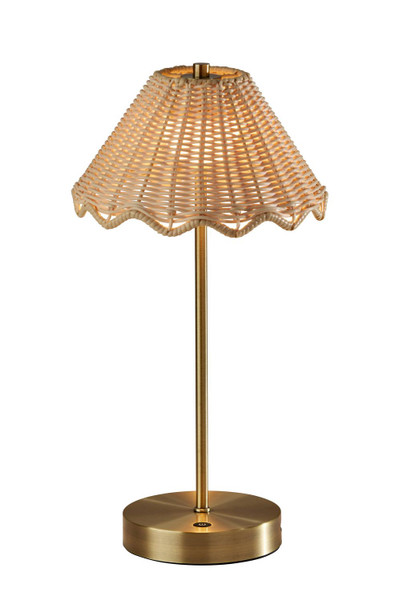 Adesso Home - 4082-21 - LED Table Lamp - Stevie - Antique Brass