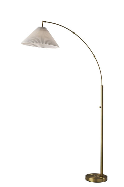 Adesso Home - 4352-21 - Floor Lamp - Delaney - Antique Brass