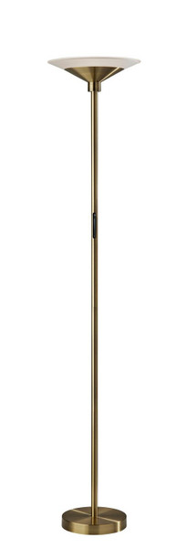 Adesso Home - 5121-21 - LED Torchiere - Solar - Antique Brass
